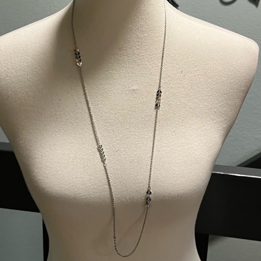 Elegant Silver Arrows Necklace #PDNK2